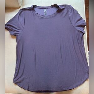 Beyond Yoga Featherweight On The Down Low Tee - Purple 2XL